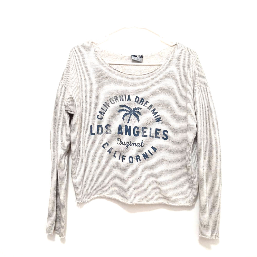 Crop Top, California Dreamin, MV Sport, Size Medium, Fringe Necline